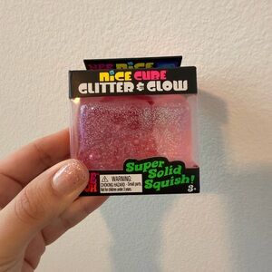 NeeDoh Glitter & Glow Pink